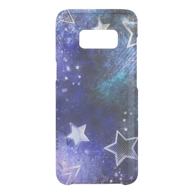 Space Background with Stars Uncommon Samsung Galaxy Case (Back)