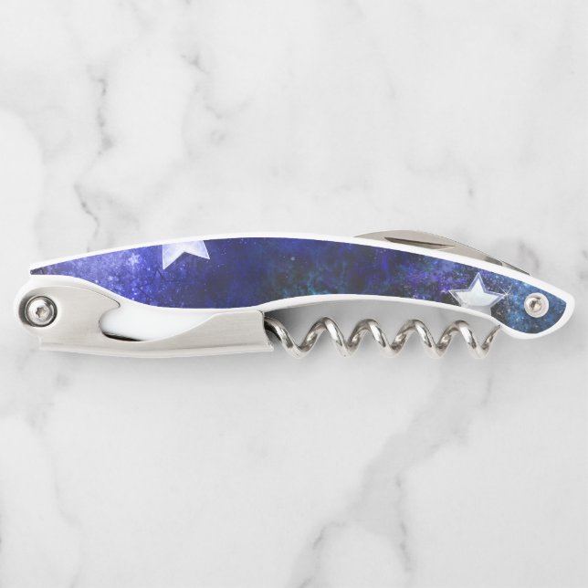 Space Background with Stars Waiter's Corkscrew (Front)