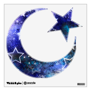 Space Background with Stars Wall Decal