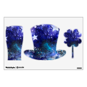 Space Background with Stars Wall Decal