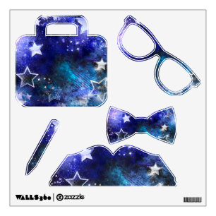 Space Background with Stars Wall Decal