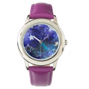 Space Background with Stars Watch