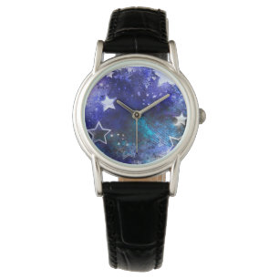 Space Background with Stars Watch