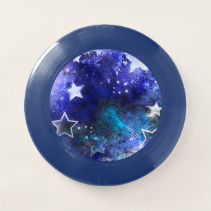 Space Background with Stars Wham-O Frisbee