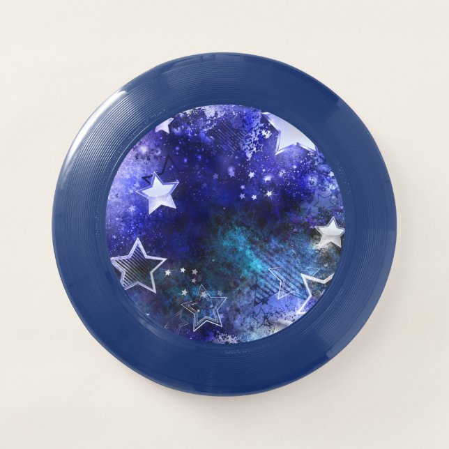 Space Background with Stars Wham-O Frisbee (Front)