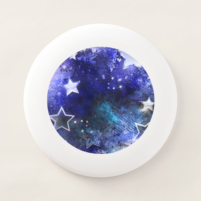 Space Background with Stars Wham-O Frisbee (Front)