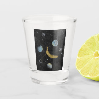 Space Banana Shot Glass