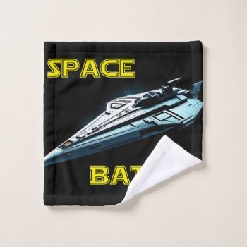 Space Battle Wash Cloth by Dozzle at Zazzle