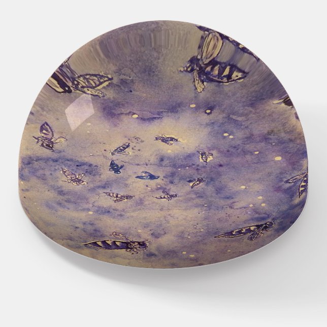 Space Bees Paperweight (Angled)