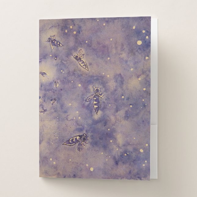Space Bees Pocket Folders (Front)