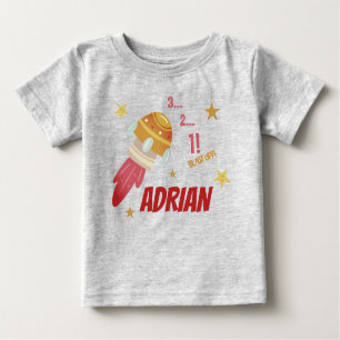 Space Birthday Customizable Shirt