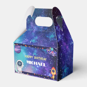 Space Birthday Favor Boxes