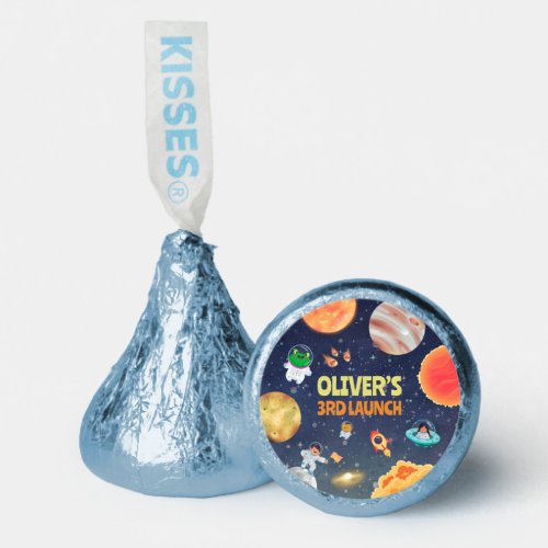 Space birthday hersheys kisses