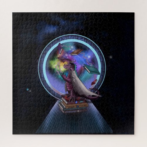 Space Book Dragon Jigsaw Puzzle