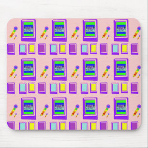 Space Books and Castle Designer Mousepad