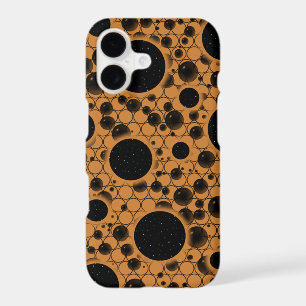 Space Bubble Spots - Bronze iPhone 17 Case