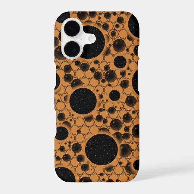 Space Bubble Spots - Bronze Case-Mate iPhone Case (Back)
