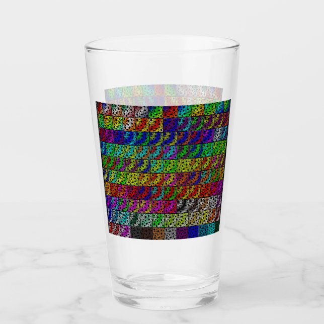 Space Bubble Spots Collection Glass (Front)