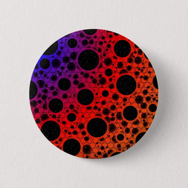 Space Bubble Spots - Heat PBROY Button (Front)