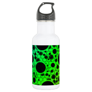 Space Bubble Spots - Rainbow BCGYR Stainless Steel Water Bottle