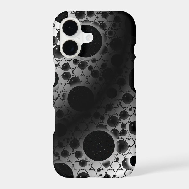 Space Bubble Spots - White/Black Case-Mate iPhone Case (Back)