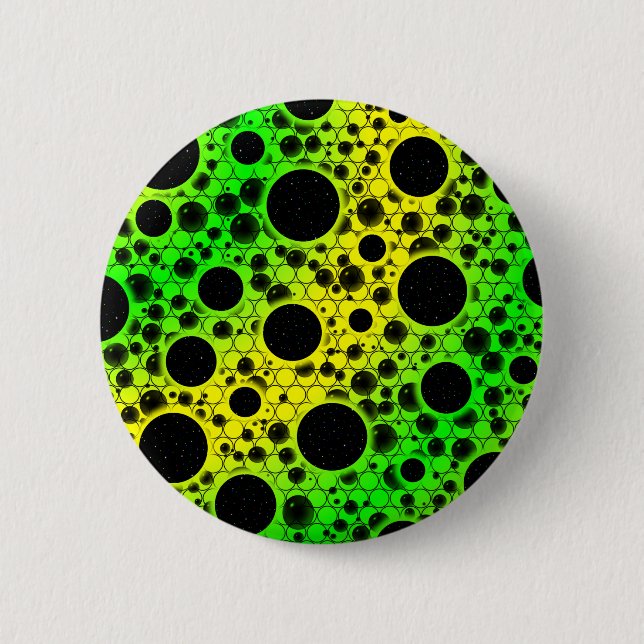 Space Bubble Spots - Yellow/Green Button (Front)