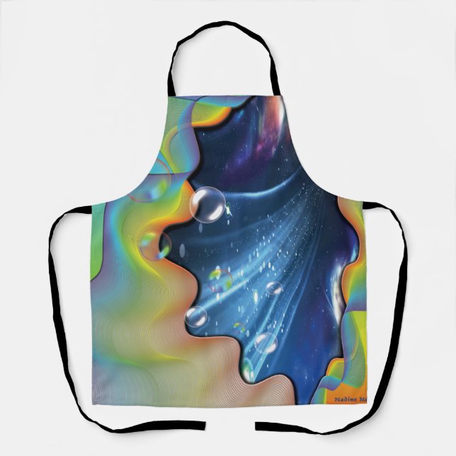 Space Bubbles All-Over-Print Tank Top Apron (Front)