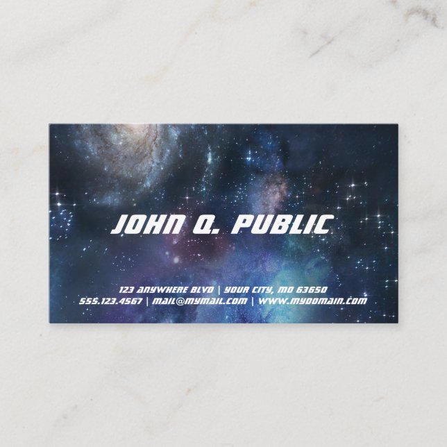 Space Business Card (Front)
