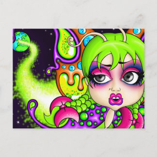 Space Butterfly Postcard