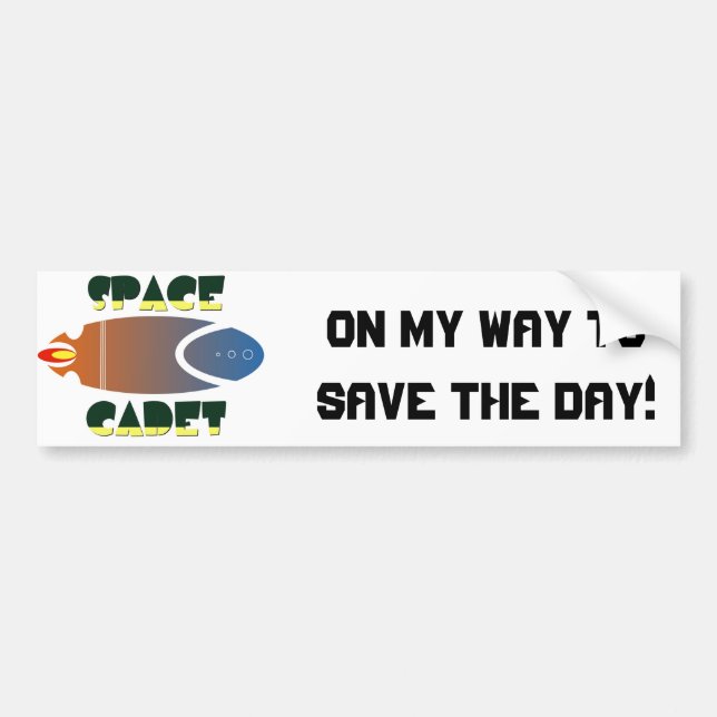 Space Cadet Bumper Sticker (Front)