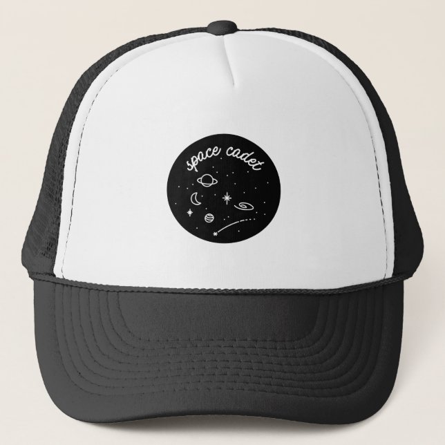 Space Cadet Doodle Trucker Hat (Front)