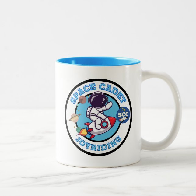 Space Cadet - Joyriding Two-Tone Coffee Mug (Right)