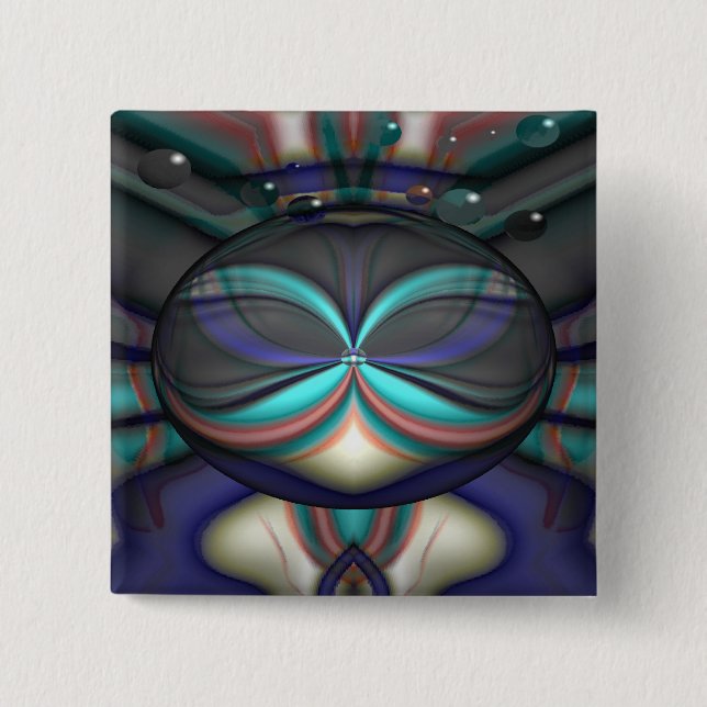 Space Cadet Pinback Button (Front)
