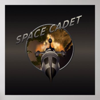 Space Cadet Poster by packratgraphics at Zazzle