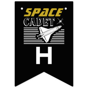 Space Cadet, Spacecraft, Birthday Bunting Flags