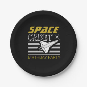 Space Cadet, Spacecraft, Birthday Paper Plates