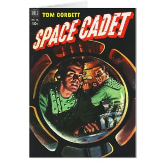 Space Cadets in Small Rocket Card