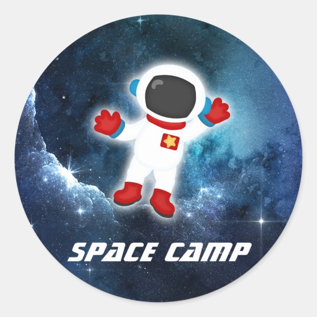 Space Camp Astronaut Sticker (Front)