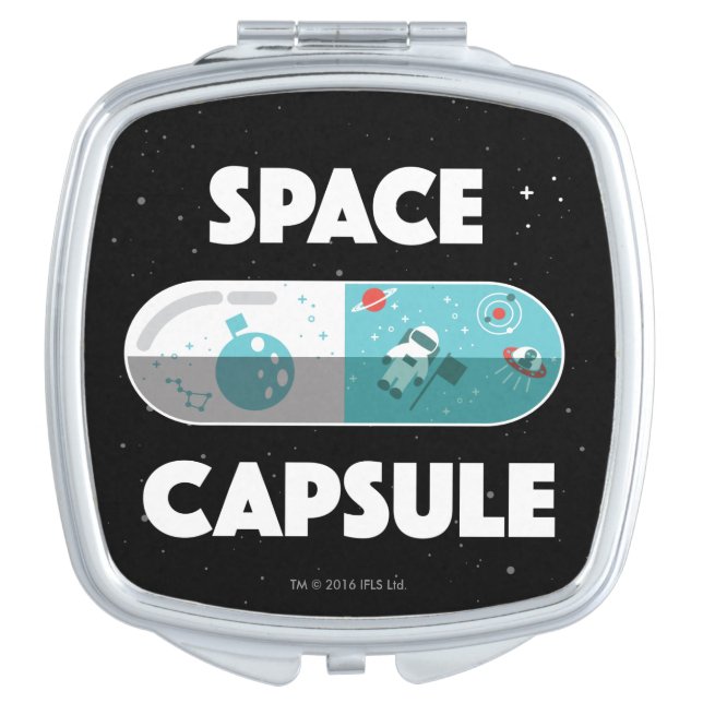 Space Capsule Compact Mirror (Front)
