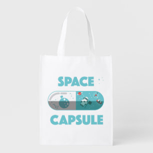 Space Capsule Grocery Bag