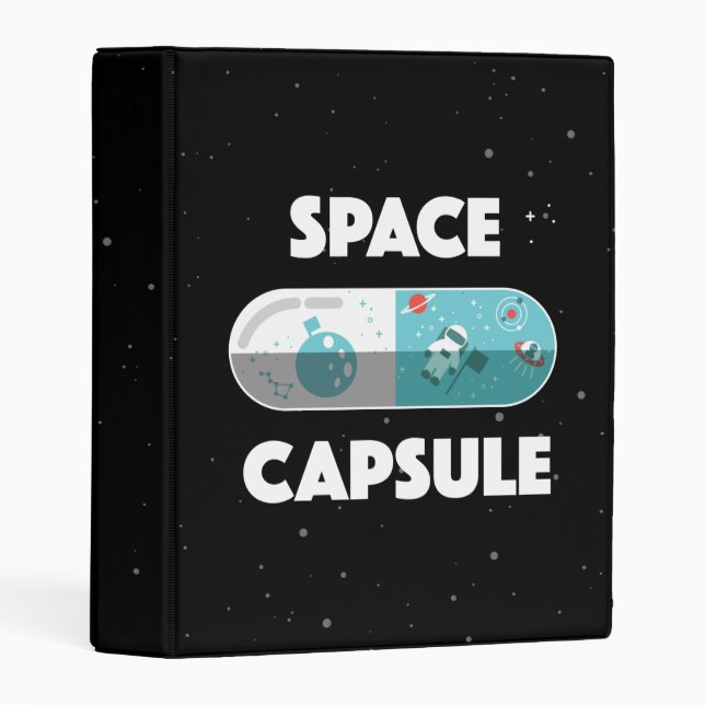 Space Capsule Mini Binder (Front/Spine)