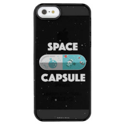 Space Capsule Clear iPhone SE/5/5s Case