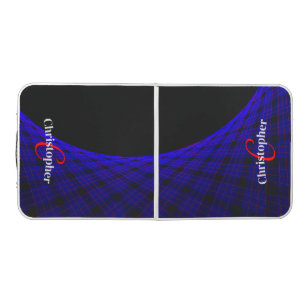 Space Carpet Geometric Ping Pong Table