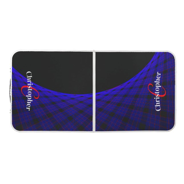 Space Carpet Geometric Ping Pong Table (Top)