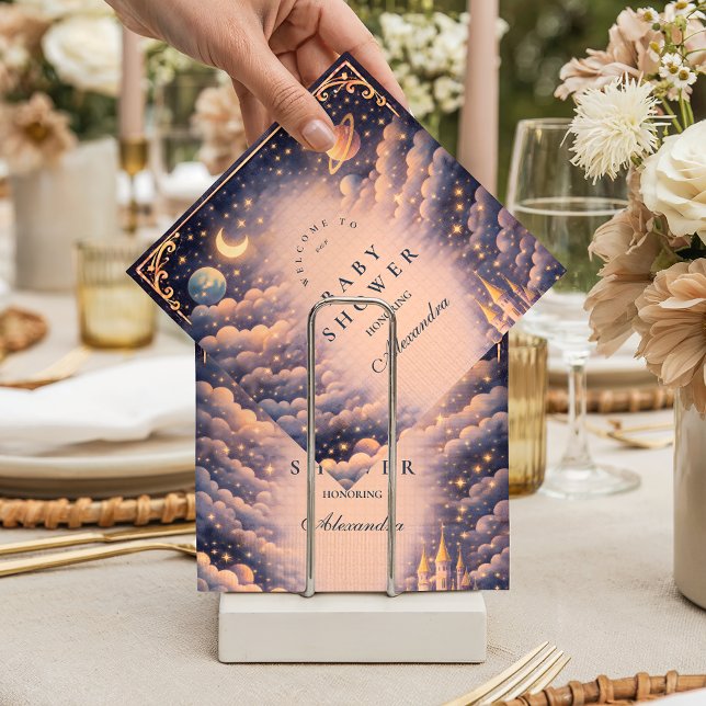 Space Castle Baby Shower Napkins (Creator Uploaded)