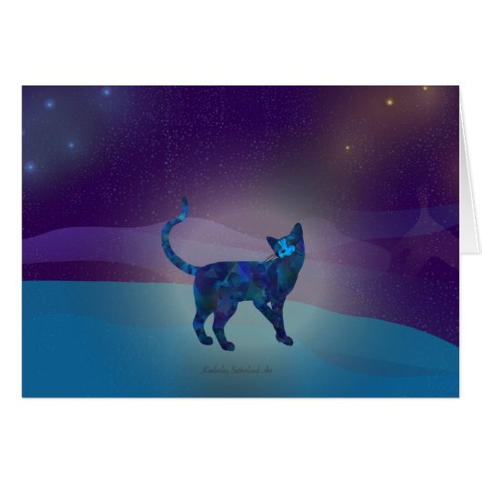 Space Cat 1 Cards (Front Horizontal)