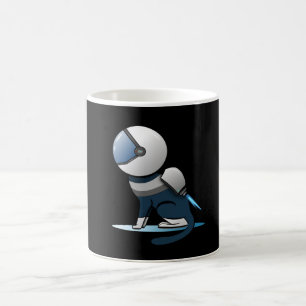 Space Cat Astronaut Flying Coffee Mug