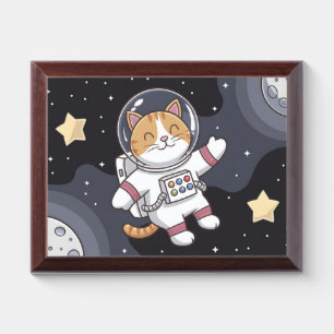 SPACE CAT AWARD PLAQUE