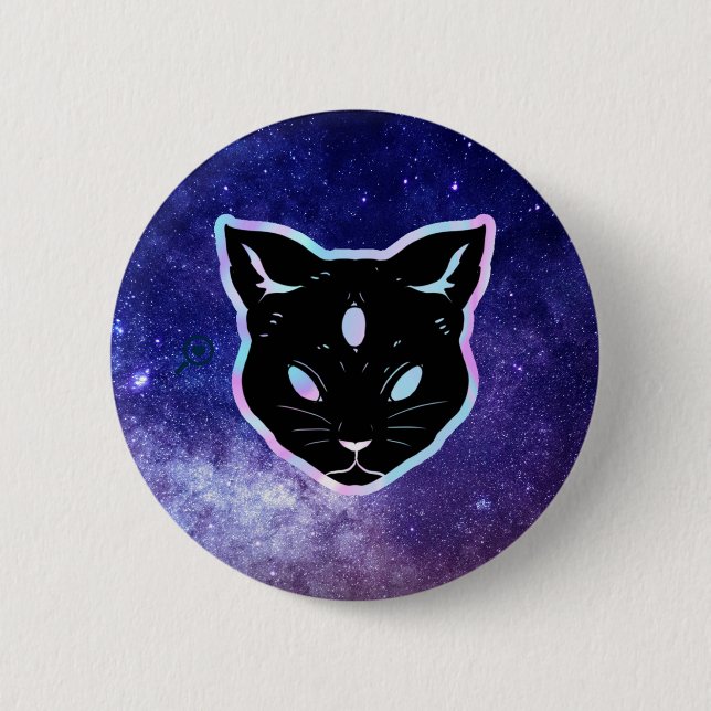 Space Cat Button (Front)