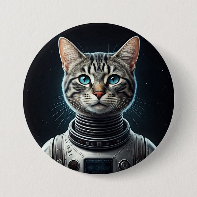 Space Cat Button (Front)